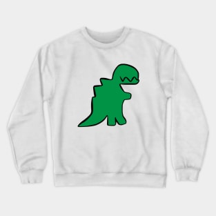 Dinosaur Friend - Green T Rex Crewneck Sweatshirt